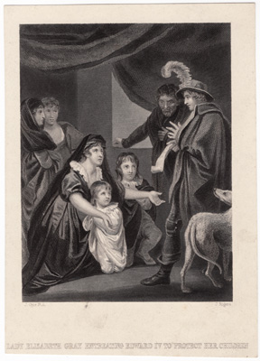 Lady Elizabeth Gray Entreating Edward IV to Protect Her Children